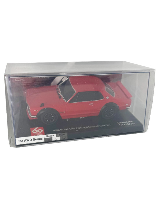 KYOSHO AUTOSCALE MINI-Z NISSAN SKYLINE 2000 GTR KPCG10 RED 60TH ANNIVERSARY (MA020) MZP466R60