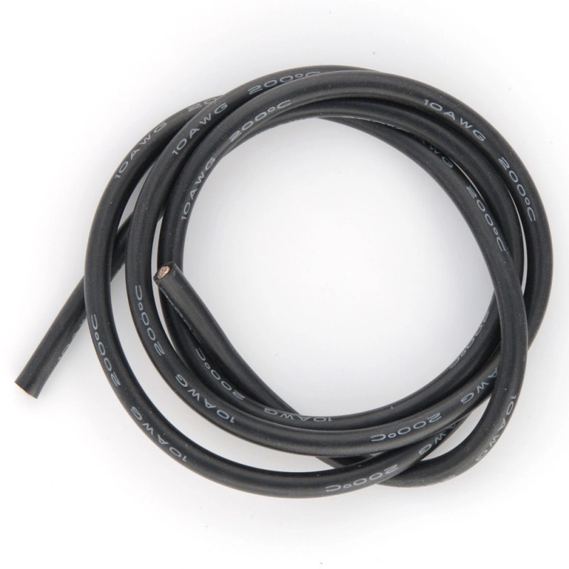 BEEZ2B FIL SILICONE 10AWG (5,27MM²) NOIR - 1M BEEC3010K