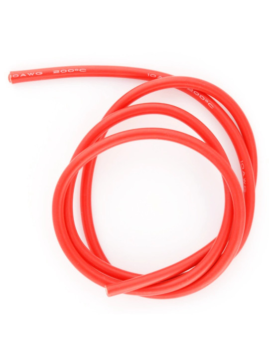 BEEZ2B 10AWG (5,27MM²) SILICONE WIRE RED - 1M BEEC3010R