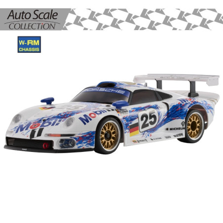 KYOSHO AUTOSCALE MINI-Z PORSCHE 911 GT1 1996 MOBIL1 NO25 (W-RM) MZP261ML
