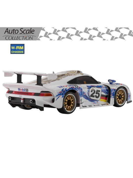 KYOSHO AUTOSCALE MINI-Z PORSCHE 911 GT1 1996 MOBIL1 NO25 (W-RM) MZP261ML