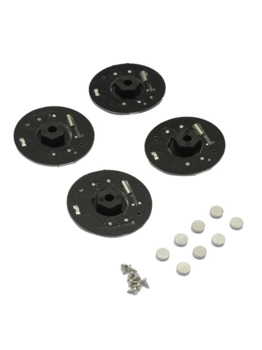 KYOSHO DISQUES DE ROUE A LED EZ SERIES 1:10 EP (4) - BLEU EZW017