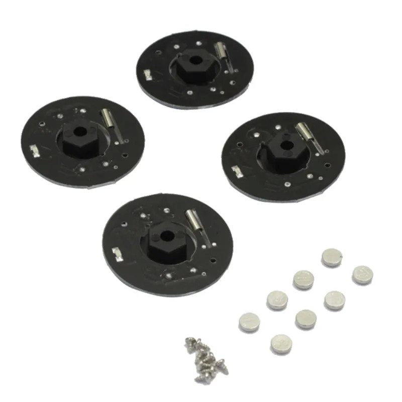 KYOSHO DISQUES DE ROUE A LED EZ SERIES 1:10 EP (4) - BLEU EZW017