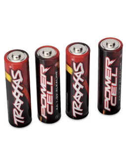 TRAXXAS POWER CELL AA ALKALINE 4PK 2914