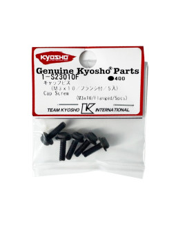 KYOSHO VIS TETE BTR EPAULEE METAL M3X10MM (5) 1-S23010F