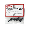KYOSHO VIS TETE BTR EPAULEE METAL M3X8MM (5) 1-S23008F