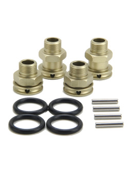 KYOSHO ADAPTATEURS DE ROUE ALU SCORPION XXL (4) - 5MM/15MM SXW009