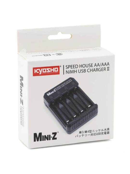 KYOSHO SPEED HOUSE AA/AAA NiMH USB CHARGER V2 72211