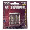 PINK PERFORMANCE BATTERIES R3-AAA NI-MH 800MAH (4) UHO PP2-800AAA-HV
