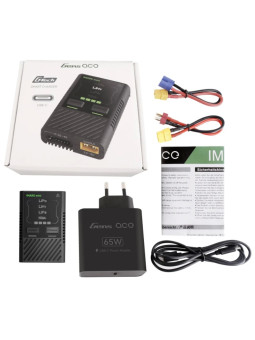 GENS ACE CHARGER IMARS MINI USB-C 2-4S & ADAPTER 65W (EU) GEA60WE1