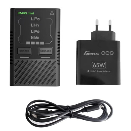GENS ACE CHARGER IMARS MINI USB-C 2-4S & ADAPTER 65W (EU) GEA60WE1