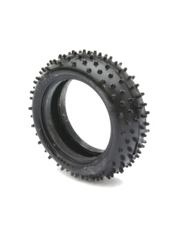 BALLISTIC 1:10 BUGGY TYRES 4WD FRONT SPIKE BLUE (2) BBT04