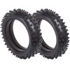 BALLISTIC 1:10 BUGGY TYRES 2WD FRONT SPIKE GREEN (2) BBT05