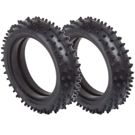 BALLISTIC PNEUS BUGGY 1:10 AVANT 2WD SPIKE BLUE (2) BBT06