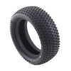 BALLISTIC 1:10 BUGGY TYRES 4WD FRONT PIN GREEN (2) BBT14