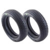 BALLISTIC 1:10 BUGGY TYRES 2WD FRONT PIN GREEN (2) BBT15