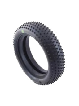 BALLISTIC 1:10 BUGGY TYRES 2WD FRONT PIN GREEN (2) BBT15