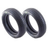 BALLISTIC 1:10 BUGGY TYRES 2WD FRONT PIN WHITE (2) BBT21