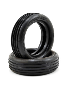 AKA 1:10 BUGGY TYRES THREE RIB 4X2 FR SUPER SOFT (2) (NO INSERTS) AKA13201V