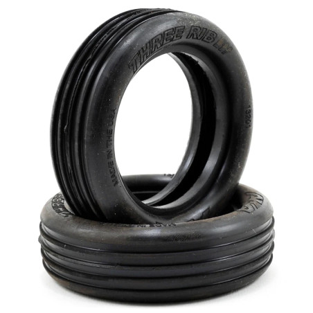 AKA 1:10 BUGGY TYRES THREE RIB 4X2 FR SUPER SOFT (2) (NO INSERTS) AKA13201V