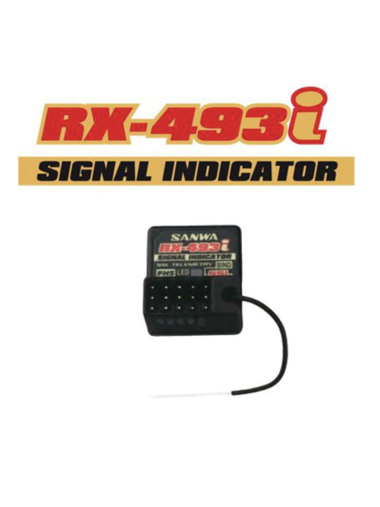 SANWA RECEIVER RX493I 4 CHANELS FH5 SXR WATERPROOF 107A41376A
