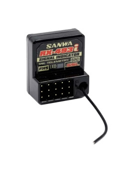 SANWA RECEIVER RX493I 4 CHANELS FH5 SXR WATERPROOF 107A41376A