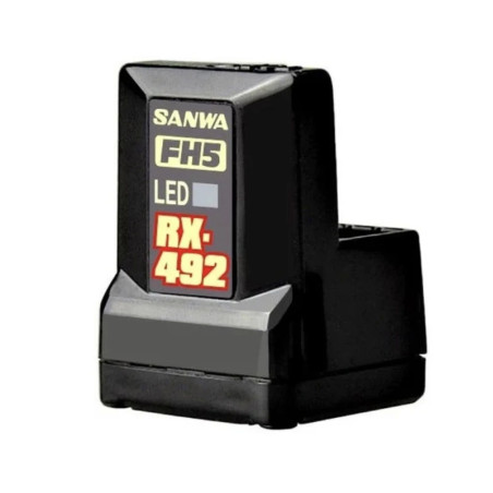 SANWA RECEIVER RX492 4 CHANELS FH5 SXR WATERPROOF 107A41383A
