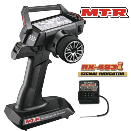 SANWA MT-R FH5 4-CHANNEL 2.4GHZ RADIO SYSTEM W/RX493I RECEIVER 101A32773A