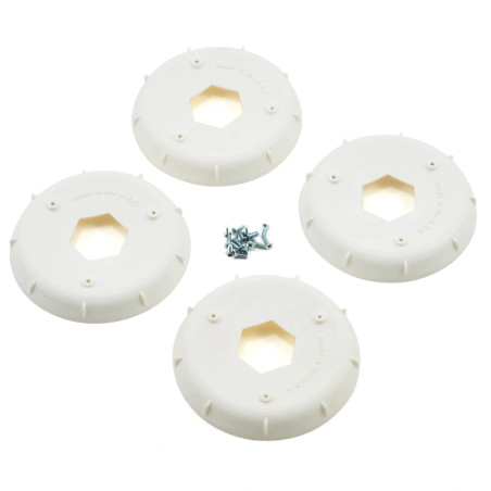 AKA FLASQUE JANTES EVO BUGGY 1/8 (4) - BLANCHES AKA34003W