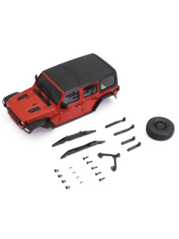 KYOSHO CARROSSERIE JEEP WRANGLER RUBICON ROUGE MINI-Z 4X4 MX01 MXB01R