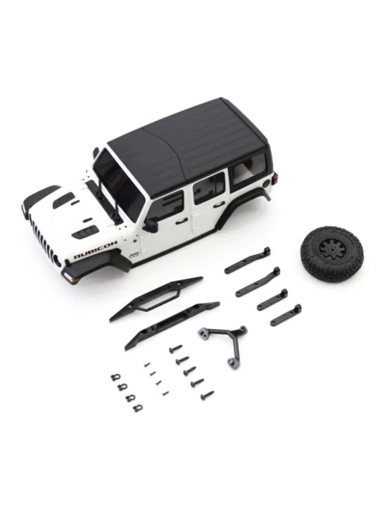 KYOSHO CARROSSERIE JEEP WRANGLER RUBICON BLANC MINI-Z 4X4 MX01 MXB01W