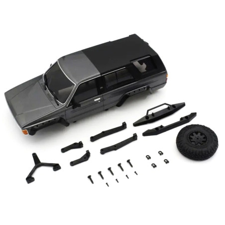 KYOSHO BODYSHELL TOYOTA 4RUNNER GREY METALLIC MINI-Z 4X4 MX01 MXB02GM