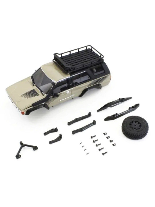 KYOSHO BODYSHELL TOYOTA 4RUNNER SAND YELLOW MINI-Z 4X4 MX01 MXB04SY