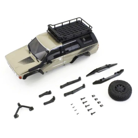 KYOSHO BODYSHELL TOYOTA 4RUNNER SAND YELLOW MINI-Z 4X4 MX01 MXB04SY
