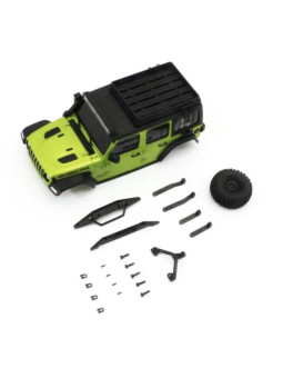 KYOSHO BODYSHELL JEEP WRANGLER RUBICON GREEN MINI-Z 4X4 MX01 MXB08GR