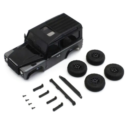 KYOSHO BODYSHELL LAND ROVER DEFENDER 90 GRAY MINI-Z 4X4 MX01 MXBT06GM