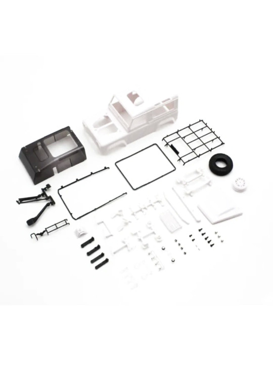 KYOSHO BODYSHELL LAND ROVER DEFENDER ADVENTURE MINI-Z 4X4 MX01 (WHITE BODY) MXN08