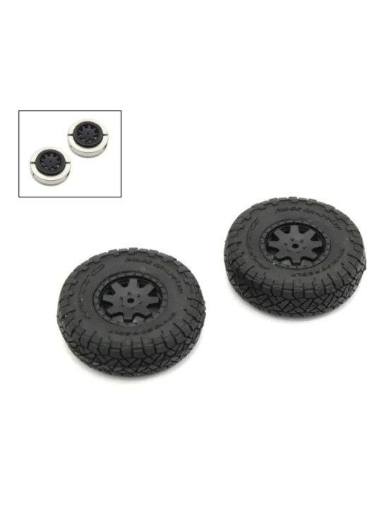 KYOSHO PNEUS MONTES-COLLES (2) TOYOTA 4RUNNER MINI-Z 4X4 MX01 HEAVY WEIGHT MXTH001HWB