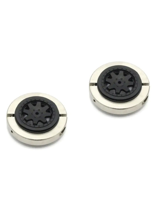 KYOSHO PREMOUNTED TIRE/WHEEL/WEIGHT (2) TOYOTA 4RUNNER MINI-Z 4X4 MX01 HEAVY WEIGHT MXTH001HWB