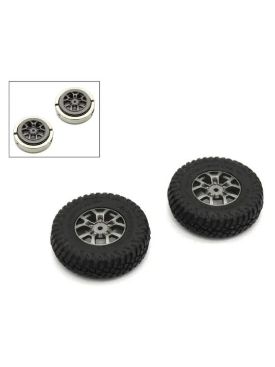KYOSHO PNEUS MONTES-COLLES (2) JIMNY MINI-Z 4X4 MX01 HEAVY WEIGHT MXTH002HW