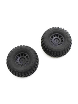 KYOSHO PREMOUNTED TIRE/WHEEL (2) INTERCO MINI-Z 4X4 MX01 MXTH003B