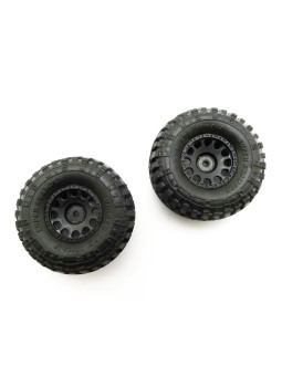 KYOSHO PREMOUNTED TIRE/WHEEL/WEIGHT (2) INTERCO TYRES MINI-Z 4X4 MX01HEAVY WEIGHT  MXTH003HW