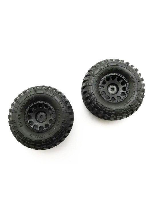 KYOSHO PREMOUNTED TIRE/WHEEL/WEIGHT (2) INTERCO TYRES MINI-Z 4X4 MX01HEAVY WEIGHT  MXTH003HW