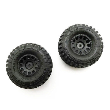 KYOSHO PREMOUNTED TIRE/WHEEL/WEIGHT (2) INTERCO TYRES MINI-Z 4X4 MX01HEAVY WEIGHT  MXTH003HW