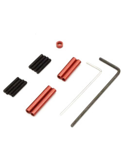 KYOSHO BIELLETTES ANODISEES MINI-Z 4X4 MX01 - WB 110MM (TOYOTA) MXW001R