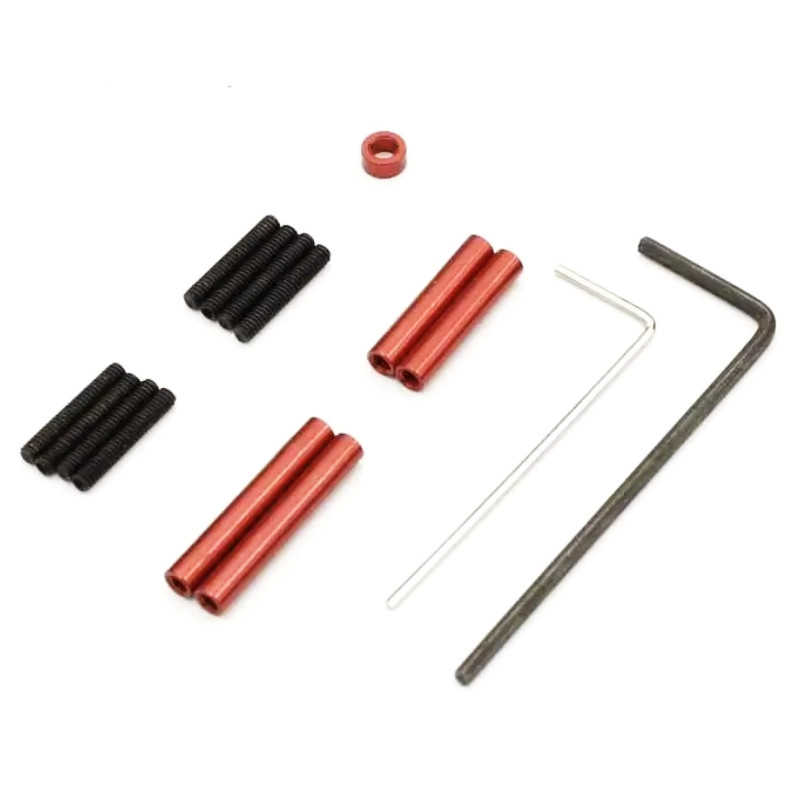 KYOSHO BIELLETTES ANODISEES MINI-Z 4X4 MX01 - WB 110MM (TOYOTA) MXW001R
