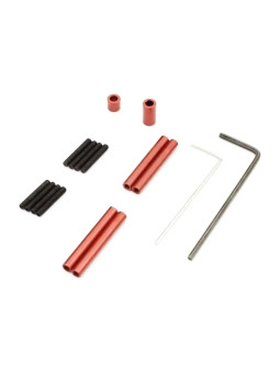 KYOSHO BIELLETTES ANODISEES MINI-Z 4X4 MX01 - WB 120MM (JEEP-SUZUKI) MXW002R