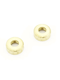 KYOSHO ENTRETOISES D'AXE ARRIERE MINI-Z 4X4 MX01 (2) - LAITON MXW004