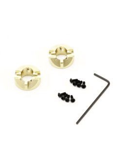 KYOSHO ENTRETOISES DE PORTE-FUSEES AVANT MINI-Z 4X4 MX01 (2) - LAITON MXW005