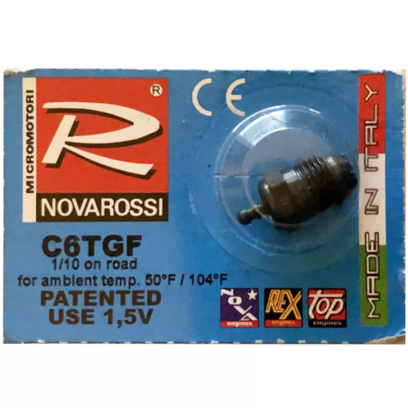 NOVAROSSI BOUGIE TURBO No.6 GOLD BUGGY MEDIUM C6TGF